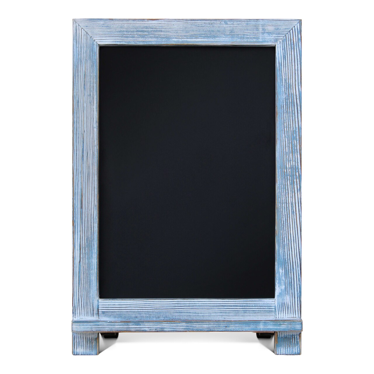 HBCY Creations Hanging or Tabletop Chalkboard with Legs/Wedding Table Sign/Kitchen Countertop Memo Board